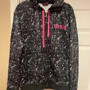 Espolon Dancing Skeletons Zip Up Jacket Mens XL
